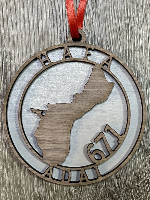 Hafa Adai Christmas Ornament