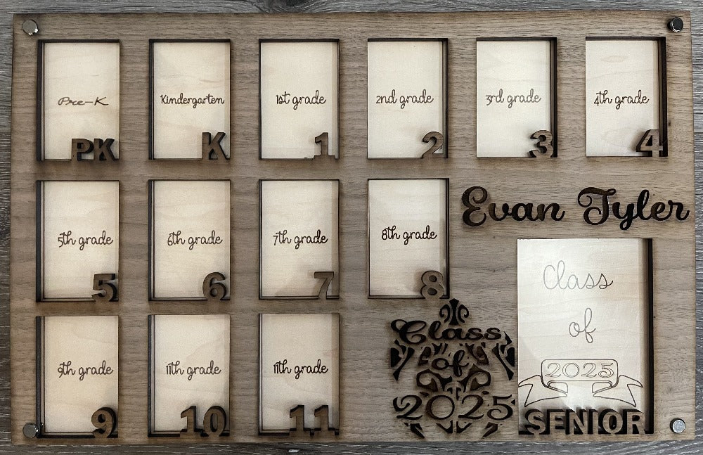 School Memories Picture Frame - PreK thru 12th Grade