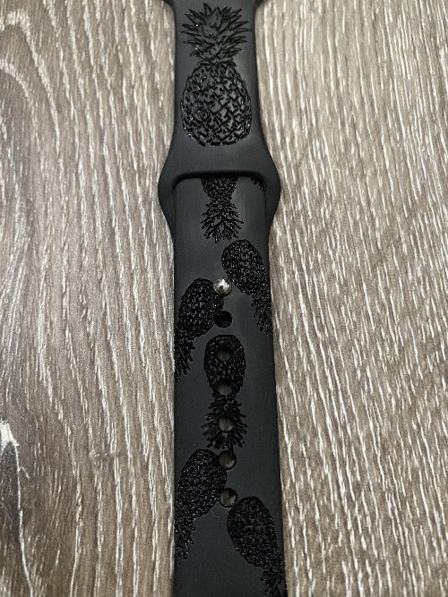 Pineapples Engraved iWatch Band