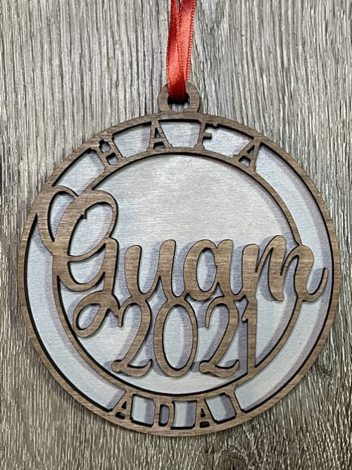 Hafa Adai Christmas Ornament