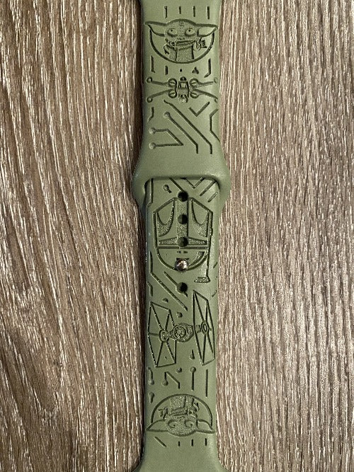 YoDaNah Engraved iWatch Band