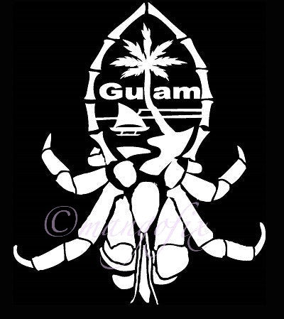 Guam Crab Decal