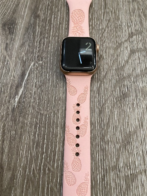 Pineapples Engraved iWatch Band