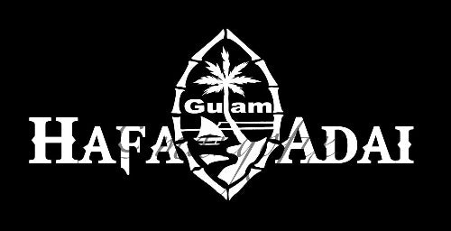 Hafa Adai with Guam Seal Decal