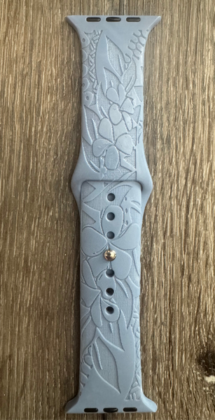 Pikake and Maile Engraved iWatch Band