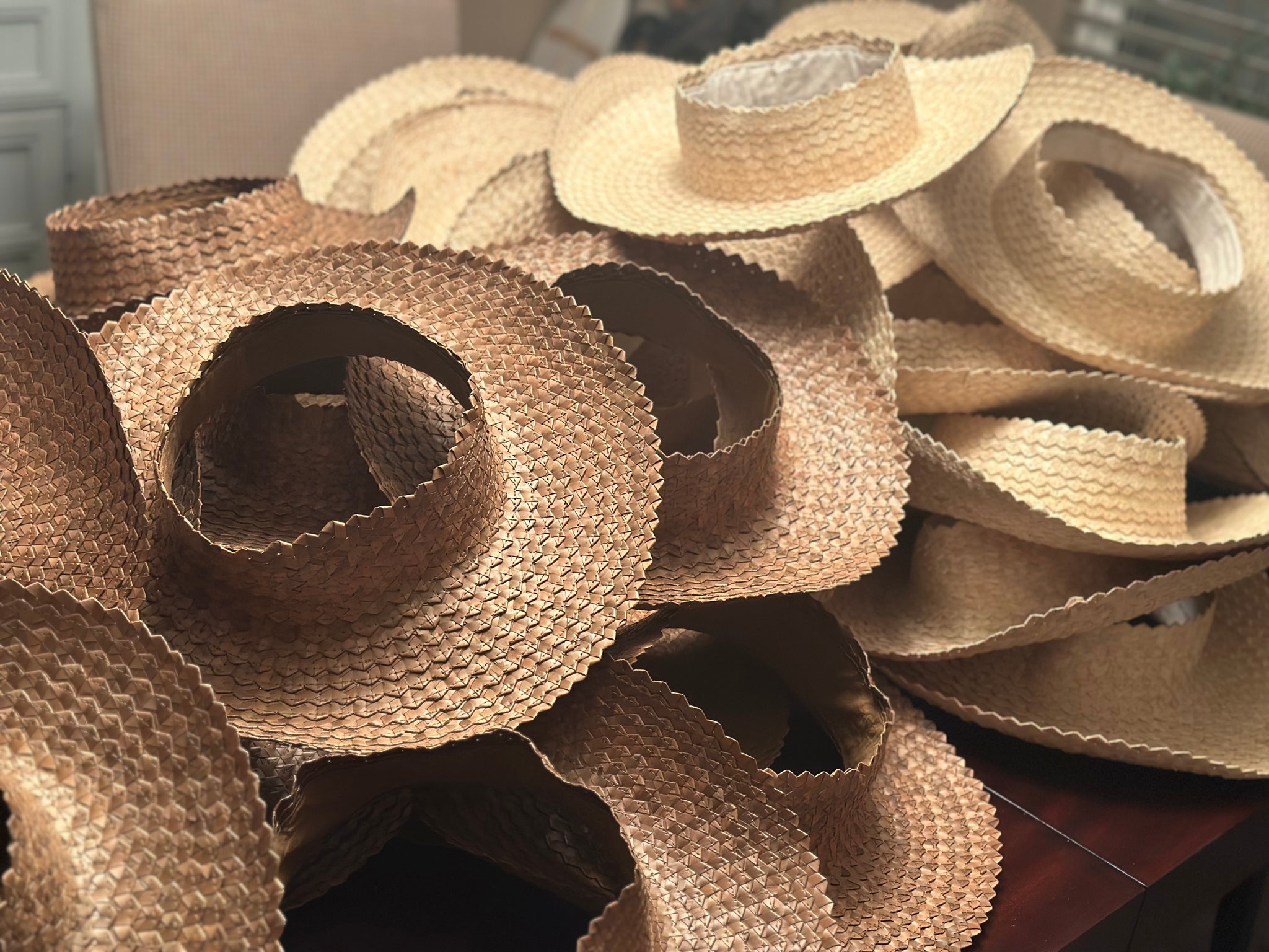 Pāpale - Crownless Straw Hat