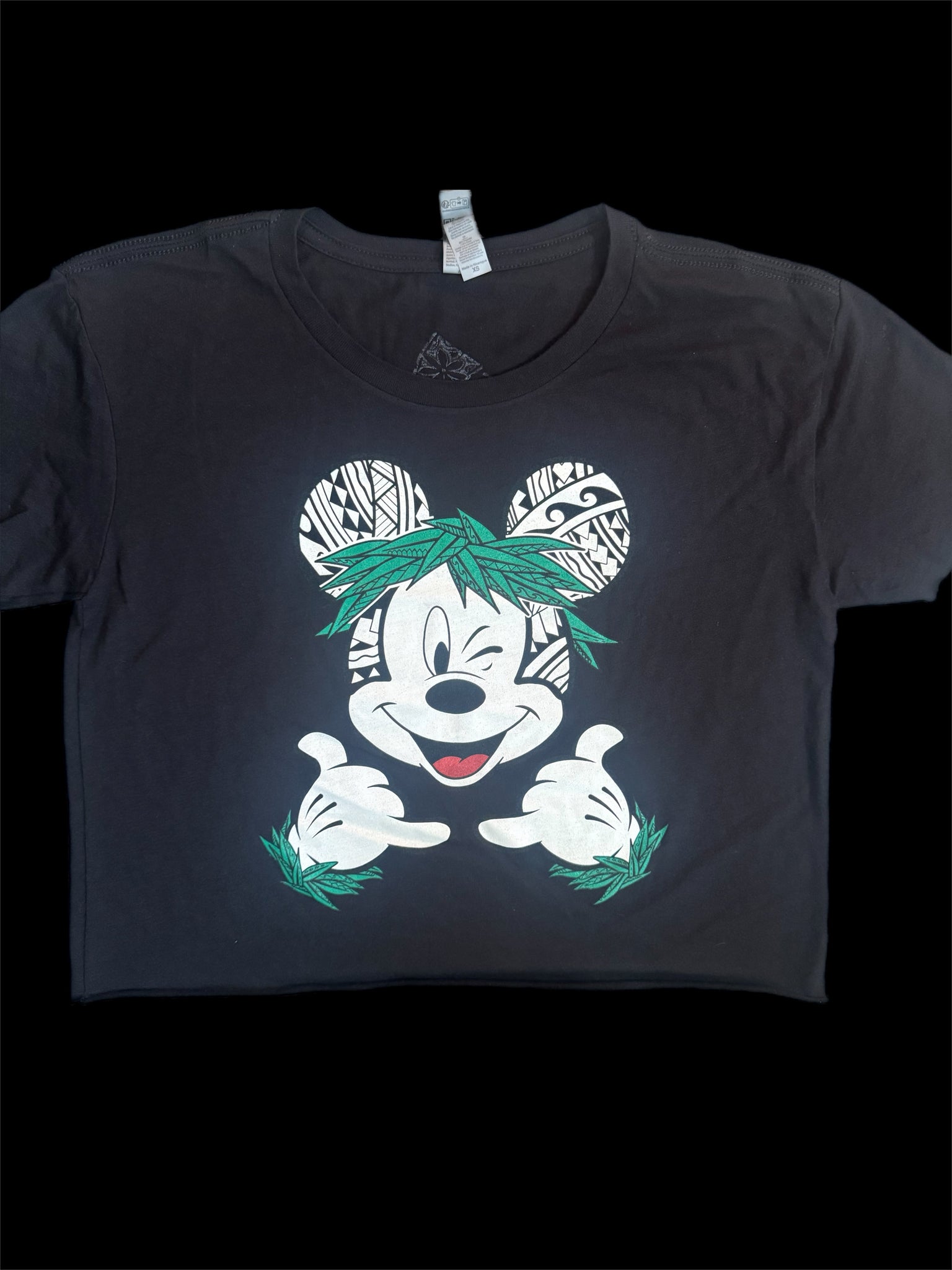 Mickey Wink Ladies Crop T
