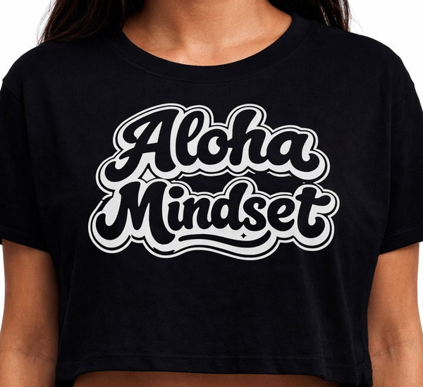 Aloha Mindset Crop T