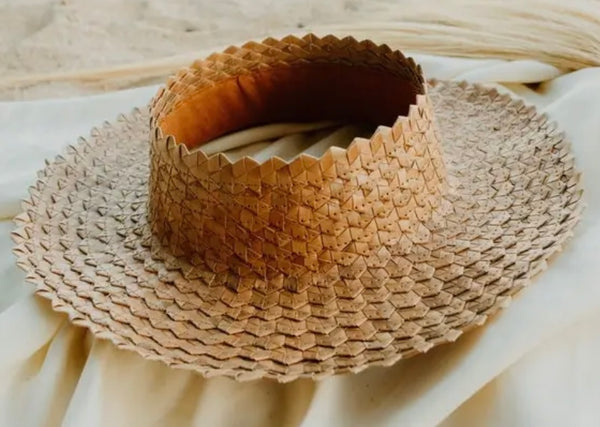 Pāpale - Crownless Straw Hat