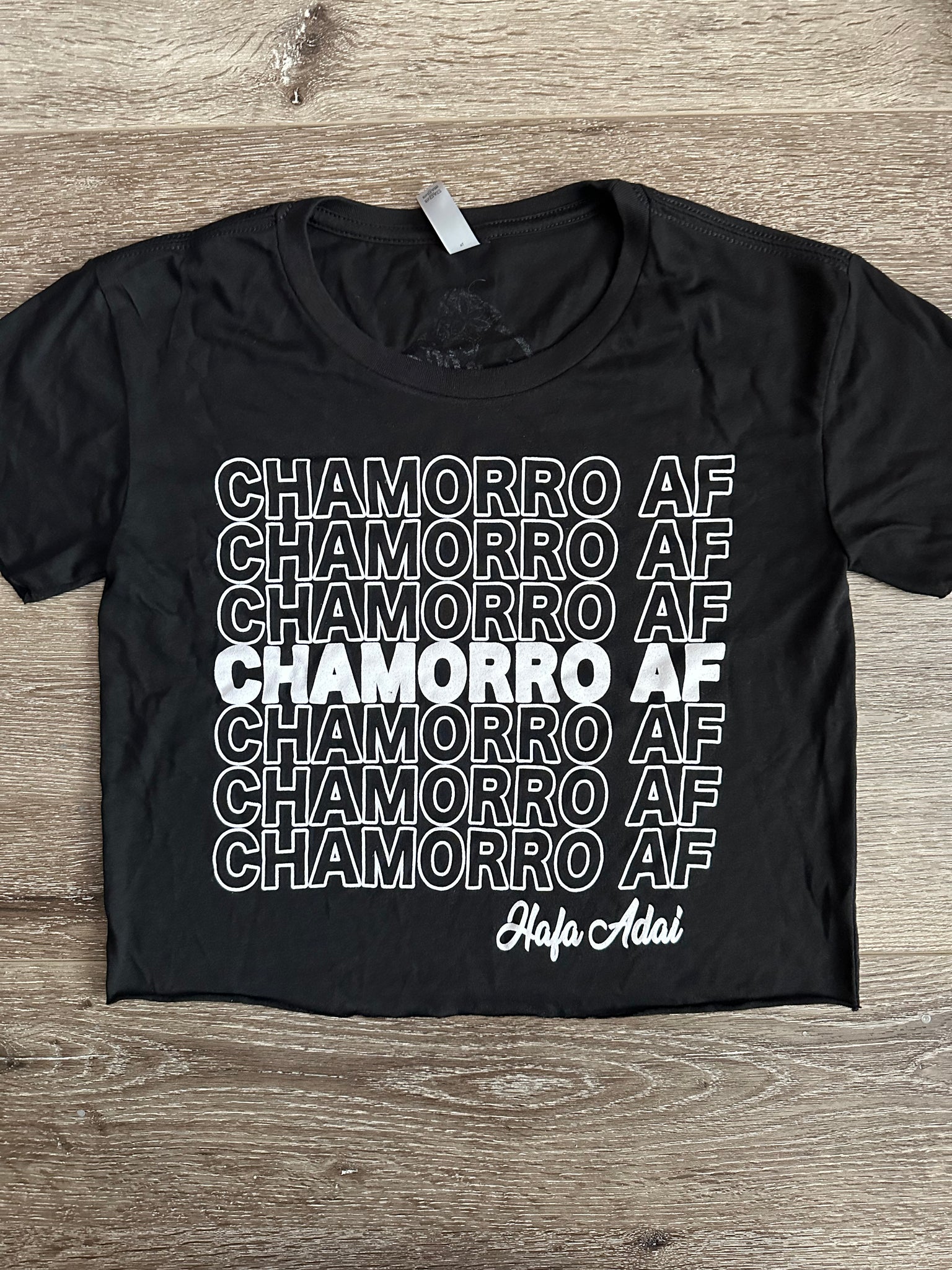 Chamorro AF Ladies Crop T