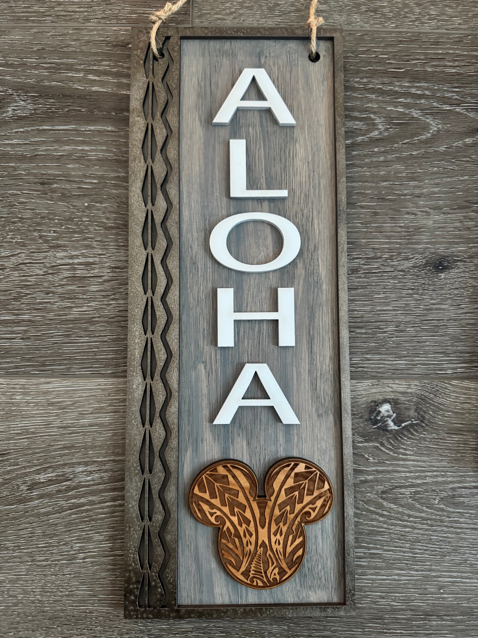 Aloha Wooden Sign