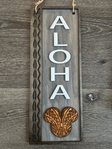 Aloha Wooden Sign – Mango Fix - Islander Heart & Soul