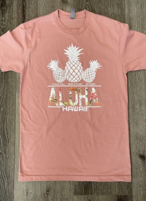 Aloha Hawaii Pineapple Youth Shirt