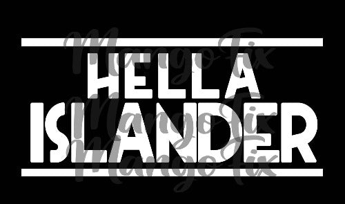 Hella Islander Decal