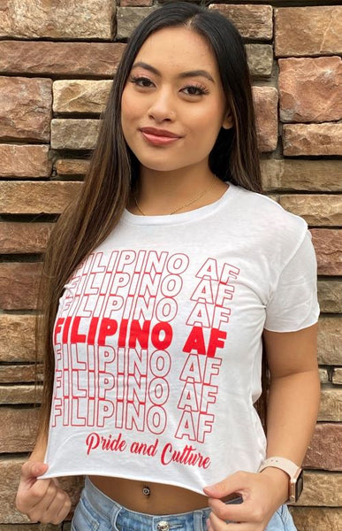 Filipino AF Ladies Crop T