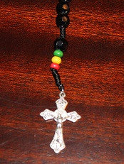 Rasta Rosary Necklace