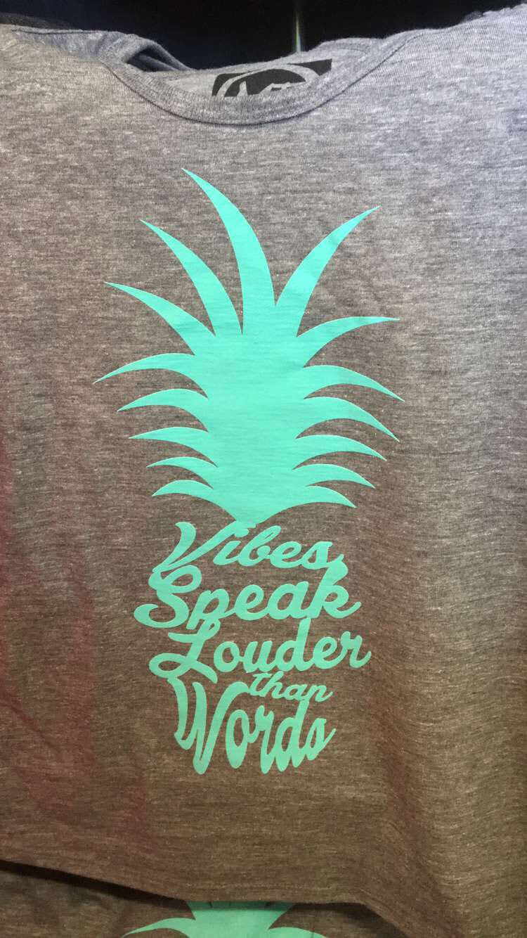 Vibes Speak Louder Than Words Ladies Tank