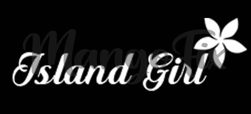 Island Girl Decal