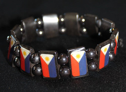 Filipino Flag Magnet Bracelet