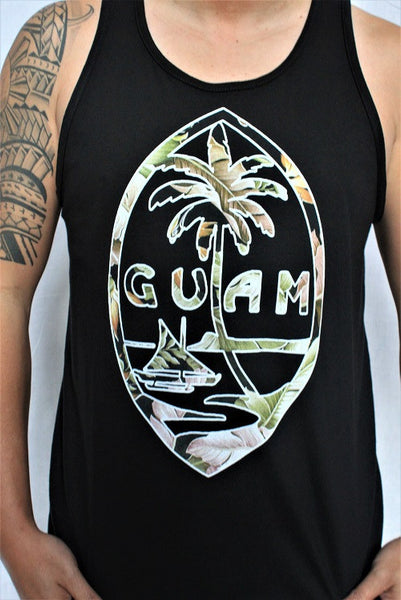 Guam Floral Mens Tank