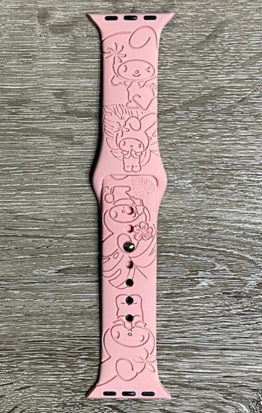 Sweetie Bunny Engraved iWatch Band