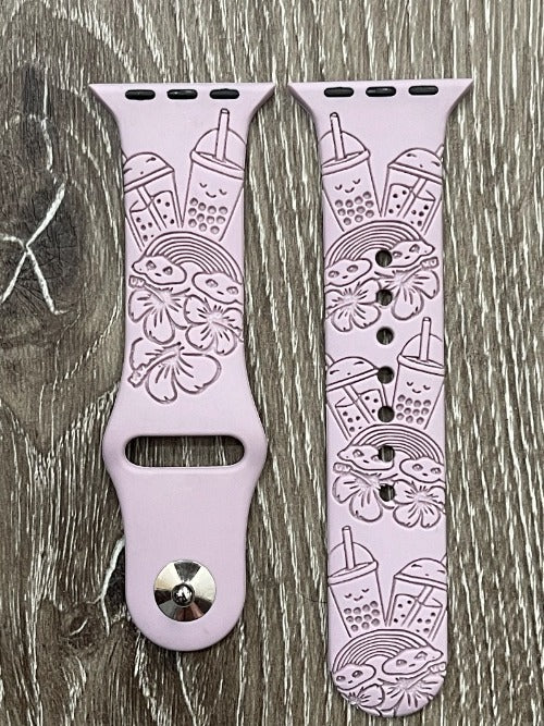 Boba Happiness Engraved iWatch Band
