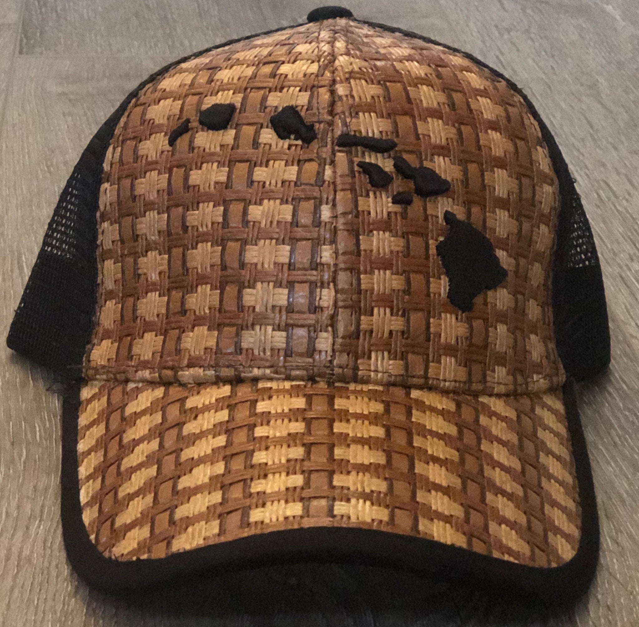 Hawaiian Island Wicker Hat
