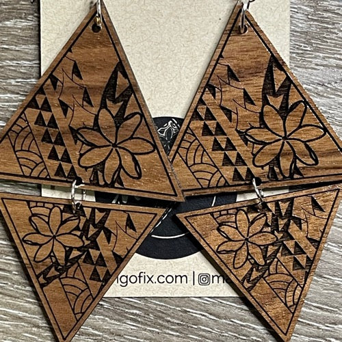 Tiare Triangles Earrings