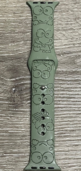 Froggie Engraved iWatch Band