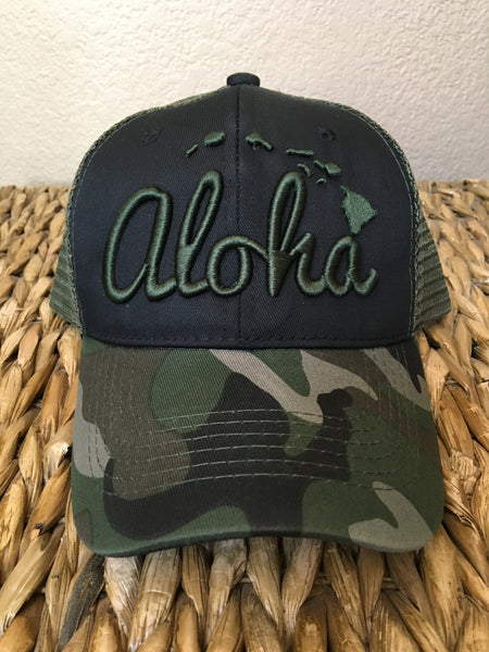 Aloha Camo Trucker Hat